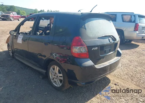 2007 Honda Fit Sport из США, поврежденный, VIN JHMGD37697S007377